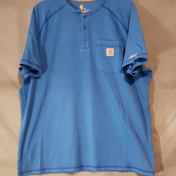 Carhartt Other - Carhartt Men's Casual Blue Button Down Shirt